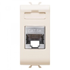 Priza FTP CAT 5E 1M Gewiss Chorus Ivory GW11422