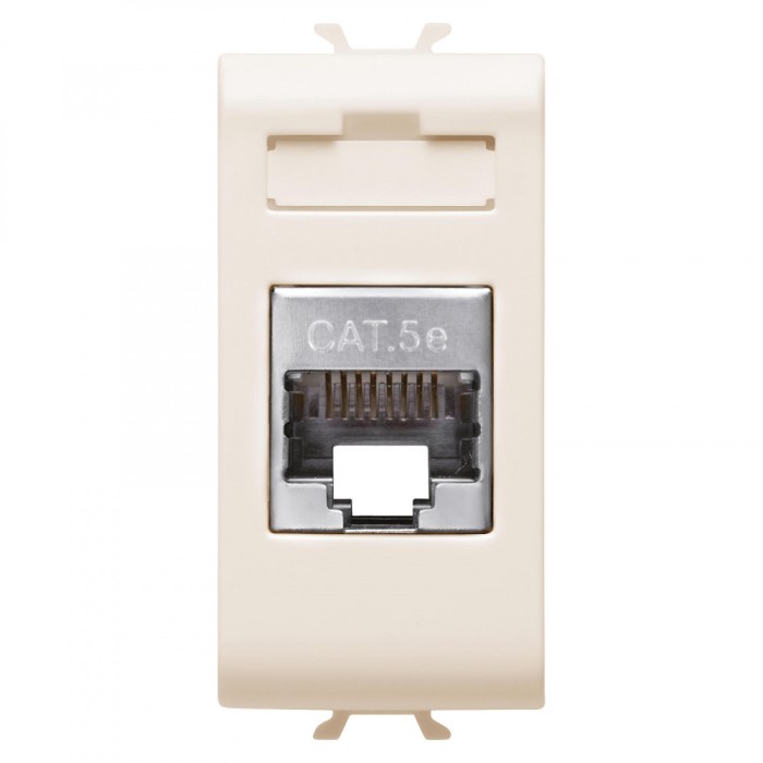 Priza FTP CAT 5E 1M Gewiss Chorus Ivory GW11422