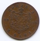 Romania 2 Bani 1900 - Carol I, Cupru, 20 mm, KM-27