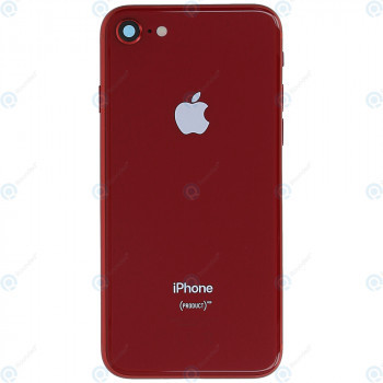 Capac baterie cu piese mici roșii pentru iPhone 8 foto
