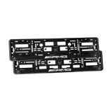 Set 2 bucati, suport numar inmatriculare AMG, Mercedes