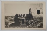 MANASTIREA HOREZU , CALUGARITE LA LUCRU , FOTO . ING . STELIAN PETRESCU ,CARTE POSTALA , INTERBELICA