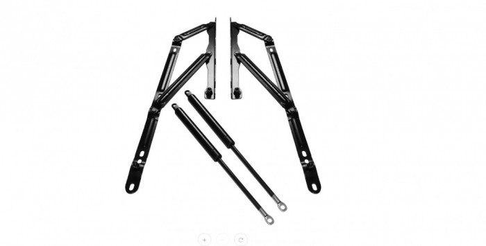 Set 2 balamale si 2 pistoane 1200N pentru ridicare somiere pat