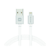 Cablu Date si Incarcare USB la Lightning Swissten, 1.2 m, Argintiu