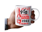 Cana alba personalizata, Sunt ca un vin bun, imbuteliat in : 1941, INOVATIX&reg;. 330 ml, Oem