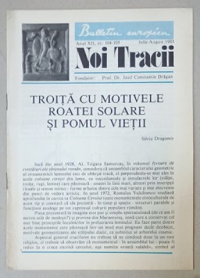 NOI TRACII , REVISTA FONDATA DE JOSIF CONSTANTIN DRAGAN , NR.104-105 , 1983 foto