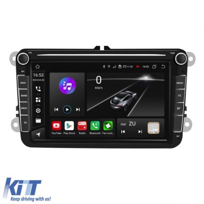Navigatie Dedicata Volkswagen, 8Inch, 4Gb Ram, 64Gb stocare, Apple Carplay Android Auto Performance AutoTuning foto