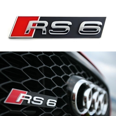 Emblema RS6 grila fata Audi Sline foto