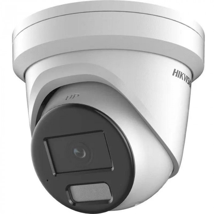 Camera de supraveghere IP, 2 Megapixeli, WL 30M, lentila 2.8MM, ColorVu, Microfon, Dome - Hikvision - DS-2CD2327G2-LU28C SafetyGuard Surveillance