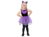 Costum Halloween rochie mica pisica mov (pentru fete)