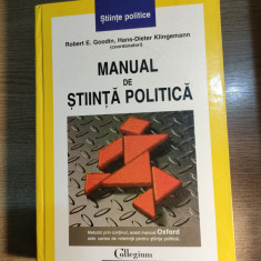 Manual de stiinta politica -Manual Oxford -Robert E. Goodin; Klingemann (coord.)