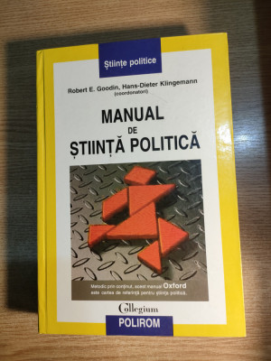 Manual de stiinta politica -Manual Oxford -Robert E. Goodin; Klingemann (coord.) foto