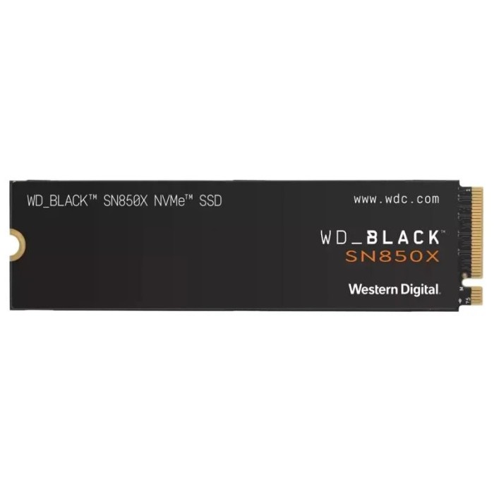 SSD WD Black SN850X 2TB PCI Express 4.0 x4 M.2