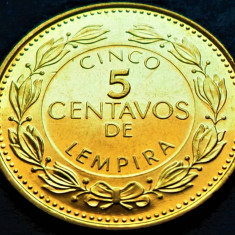 Moneda exotica 5 CENTAVOS de LEMPIRA - HONDURAS, anul 2005 * cod 590 = UNC