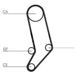 Kit distributie Contitech CT939K1 Vw Transporter 4 Platou / Sasiu (70Xd) Transporter 4 Bus (70Xb, 70Xc, 7Db, 7Dw) Transporter 4 Caroserie (70Xa)