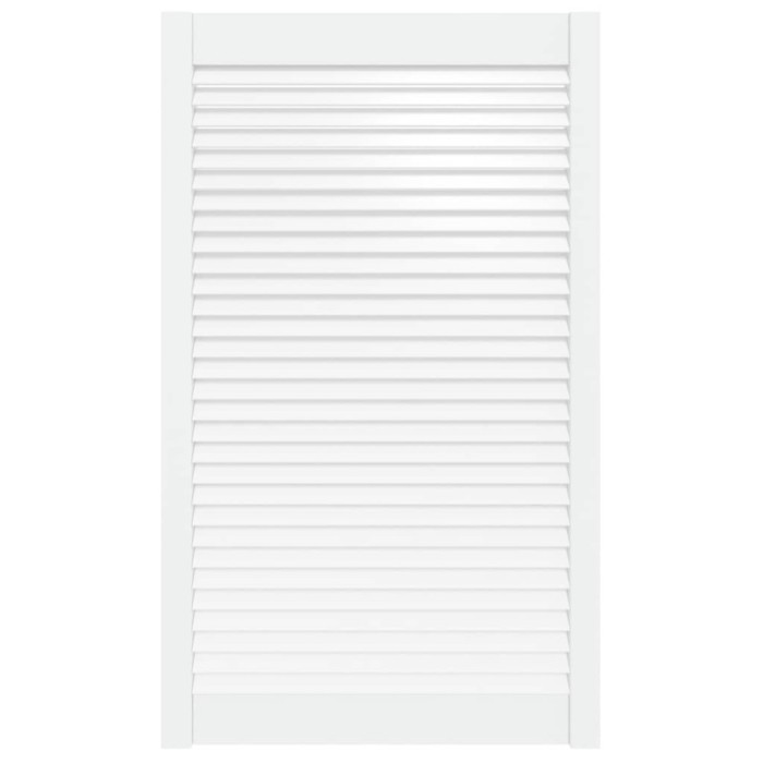 Usa de dulap design lambriu, alb, 99,3x59,4 cm, lemn masiv pin