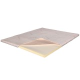 Topper Saltea Ortopedic 160x200 cm, 5cm Tencel, Husa Fermoar Lavabila, Antialergic, AntiAcarian, Ortopedicus