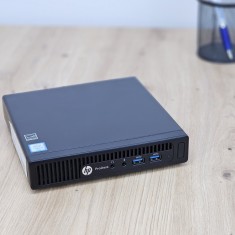 Unitate PC Second Hand, HP PRODESK 400 G2 USFF, Procesor I5 6500T, Memorie RAM 8 GB, SSD 128 GB, Windows 10 Pro