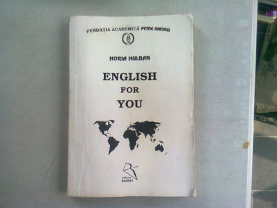 ENGLISH FOR YOU - HORIA HULBAN foto