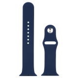 Apple Watch curea de silicon albastru marin 1 2 3 4 5 6 7 8 9 SE 42 44 45 49 mm