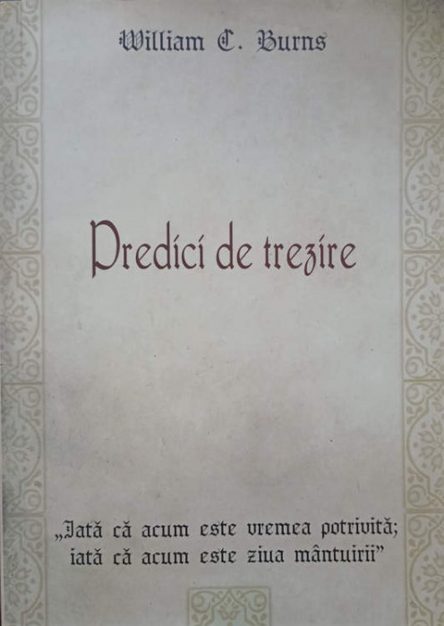 PREDICI DE TREZIRE-WILLIAM C. BURNS