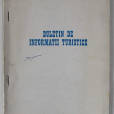 I.T.H.R. BUCURESTI , BULETIN DE INFORMATII TURISTICE , 1978-1979