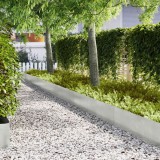 VidaXL Ghivece de gazon 10 buc 100x0.5x30 cm Oțel inoxidabil