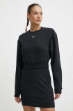 Reebok Classic bluza Wardrobe Essentials femei, culoarea negru, neted, 100075539