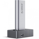 Docking Station Orico IT18C3 pentru SSD SATA M.2 NVMe, Gri