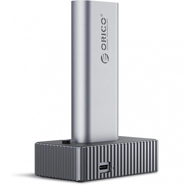 Docking Station Orico IT18C3 pentru SSD SATA M.2 NVMe, Gri