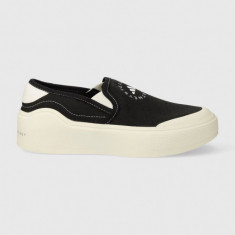 adidas by Stella McCartney teniși aSMC Court Slip On femei, culoarea negru HP2772