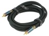 Cablu RCA mufă, 3m - negru, Vention