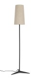 Cumpara ieftin Lampadar otel negru textil bej Assam 26x166 cm