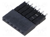 Conector SAMTEC şiruri pini tată 6 PIN 2,54mm THT cositorit
