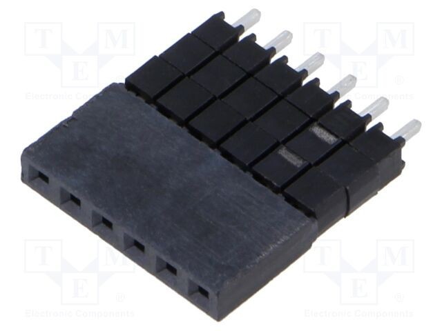 Conector SAMTEC şiruri pini tată 6 PIN 2,54mm THT cositorit