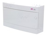 Carcasă albă pentru aparatură modulară IP40, 18 module