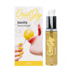 Gel pentru sex oral - Oral Joy Cobeco, cu aroma de vanilie, 30 ml