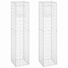 Stalpi tip cos gabion, 2 buc., 40x40x180 cm, fier