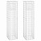 Stalpi tip cos gabion, 2 buc., 40x40x180 cm, fier