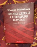 Nicolae Manolescu - Istoria critica a literaturii romane 5 secole de literatura cartonata cu supracoperta 1500p