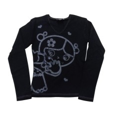 Bluza neagra cu accente roz in cutie - Tutti Cuti foto