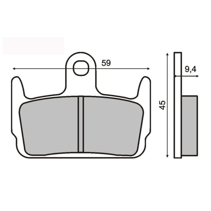 Placute frana Kymco Sniper 50 &#039;94-&#039;96 /Heroism 150 &#039;95-&#039;97 Cod Produs: MX_NEW 225100250RM