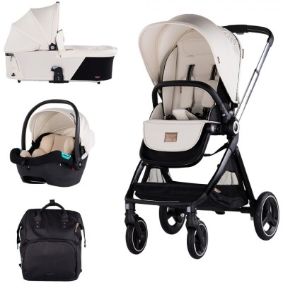 Carucior Chipolino Elite 3 in 1 biscotta foto
