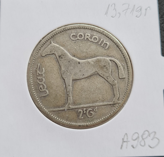 Irlanda Half Crown 1940 13,71 gr