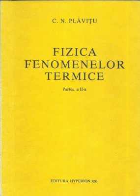 AS - C.N. PLAVITU - FIZICA FENOMENELOR TERMICE foto