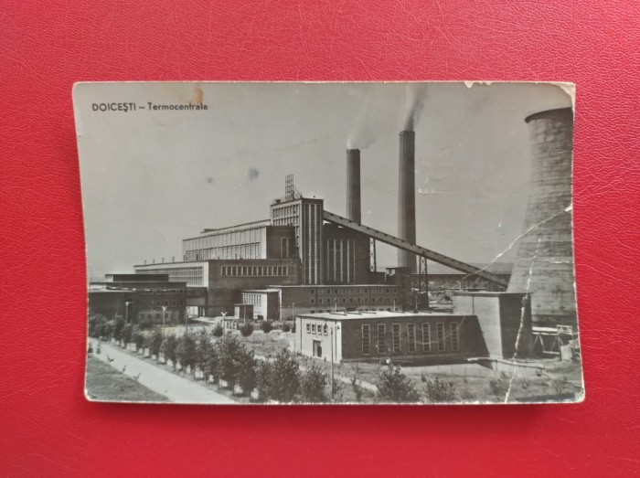 CARTE POSTALA - RPR - DOICESTI - TERMOCENTRALA