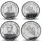 LIBERIA █ SET COMPLET DE MONEDE █ 5 + 10 Dollars █ 2022 █ UNC