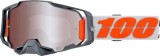 Ochelari cross/atv 100% Armega HiPER, lentila oglinda argintie, culoare rama arg... Cod Produs: MX_NEW 26013710PE
