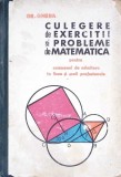 CULEGERE DE EXERCITII SI PROBLEME DE MATEMATICA PENTRU EXAMENUL DE ADMITERE IN LICEE SI SCOLI PROFESIONALE--272477
