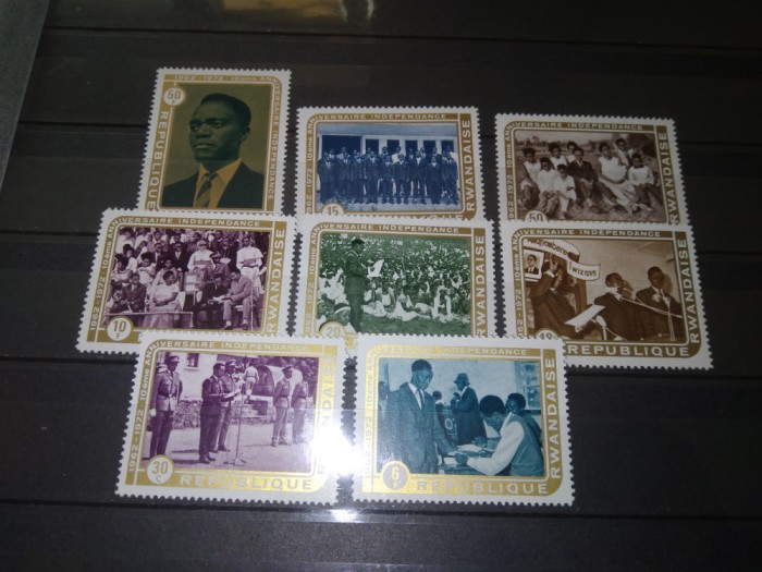 TIMBRE RWANDA 1972